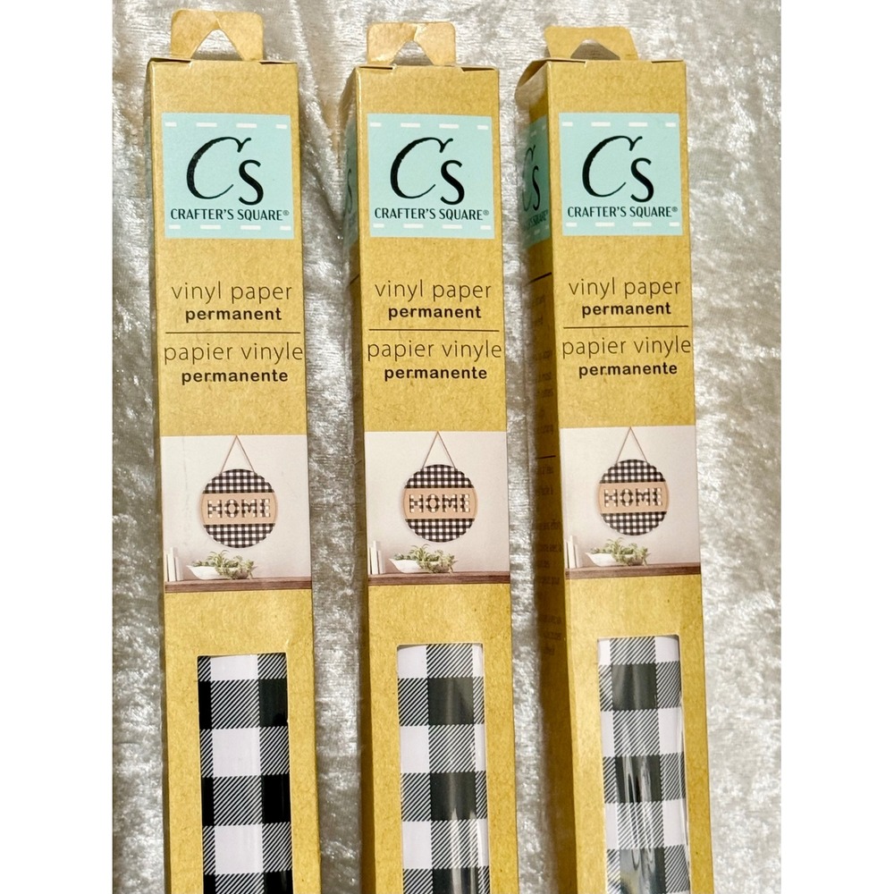 Crafters Square Permanent Vinyl Paper Assorted Styles and Colors New - Picture 3 of 9